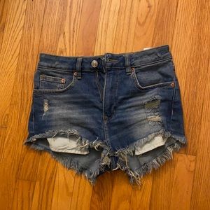 Women’s Distressed Denim Shorts
